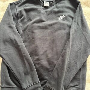 Nike Men's Dark Gray Crewneck Sweater